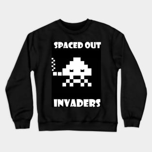 Space Invaders spaced out jfh copyrighted 2018 Crewneck Sweatshirt